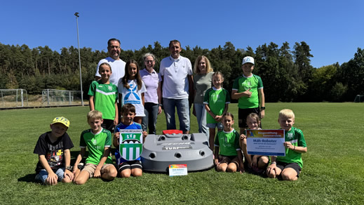 Mähroboter schafft Freiraum